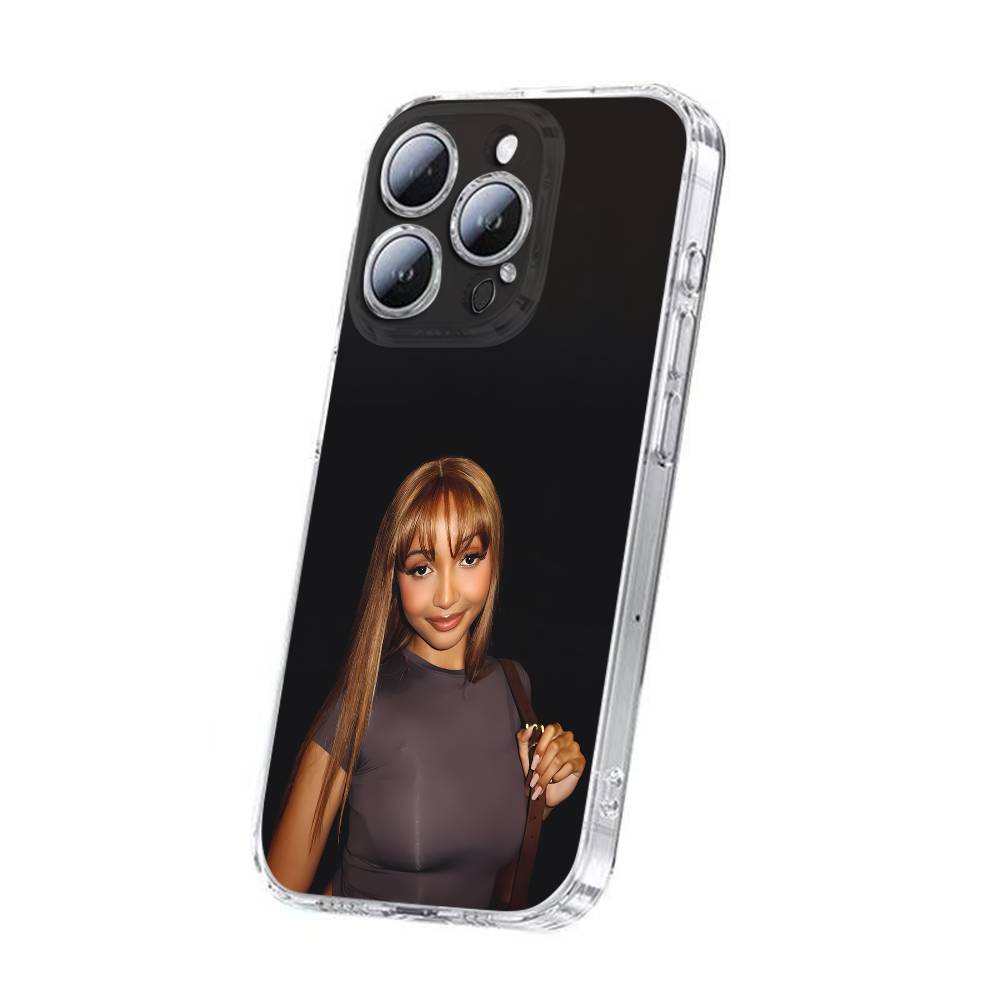 P-PinkPantheress P-Pink Pantheress Чехол для телефона для iPhone 12,16,11,14,13,17,15 Plus,Pro,Max,Plus,E,Air,Mini Прозрачная крышка