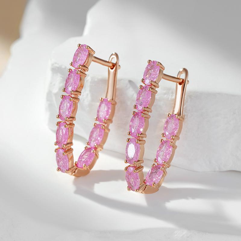 Роскошные двойные овальные серьги-подвески с матовым зеленым цирконом, несколько цветов, эффектные ювелирные изделия для вечеринки и повседневного использования