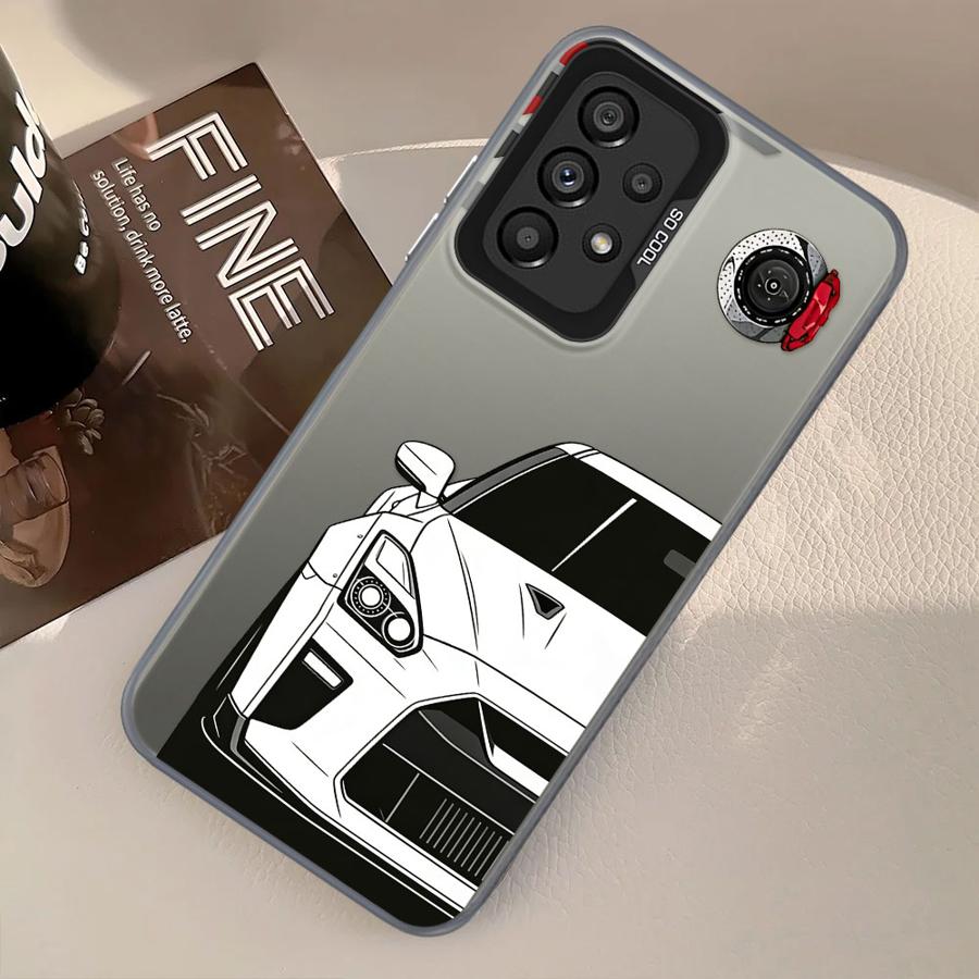 Чехол для Samsung Galaxy A16 A34 A72 A17 A52 A13 A32 A36 A14 A56 A12 A23 A71 A25 A73 A54 Чехол для телефона JDM Спортивный автомобиль
