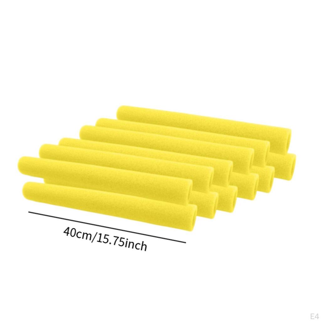 12 шт. батутных шестов, пенопластовые рукава, защитные чехлы, удобные, 15,75 дюйма, прочные, легкие