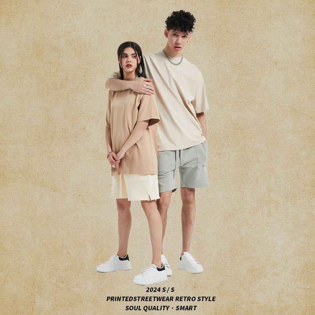 310 г/м² 100% хлопок стираная футболка с индивидуальным принтом мужские футболки персонализированная футболка