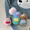 Cute Sausage Mouth Hair Ball Key Chains Funny Plush Doll Pendant Key Ring Charms Backpack Car Decor Bag Pendant Accessories Gifts
