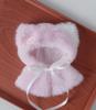 No Doll Cute Star Emblem Rabbit Fur Cape Cloak For 10cm 15cm Cotton Dolls Pink Bow Decor Halloween Photo Prop Dress Up Outfit