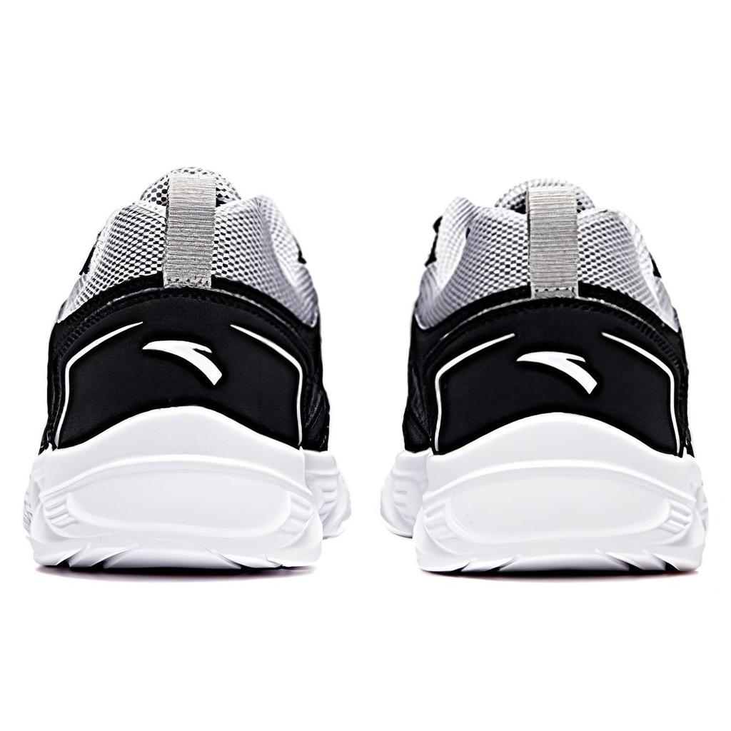 Anta Mesh Sports Cushioning Non-Slip Wear-Resistant Breathable Rebound Low-Top Running Shoes Men Sneaker Black 91645515-5