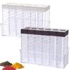 6Pcs/Set 6-in-1 Seasoning Storage Box Double Opening Cover Seasoning Bottle Spice Canister Set  BBQ