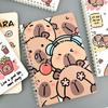 Capybara Capybara Notebook A5 Small Notepad Notepad Coil Notebook Student Diary
