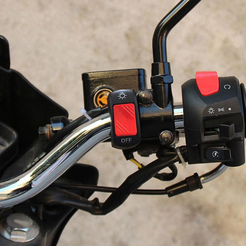 1 Pcs Motorcycle Switch ON OFF Control Button Handlebar Mounted Headlight Signal Lamp Control Modified Switches Accessories
