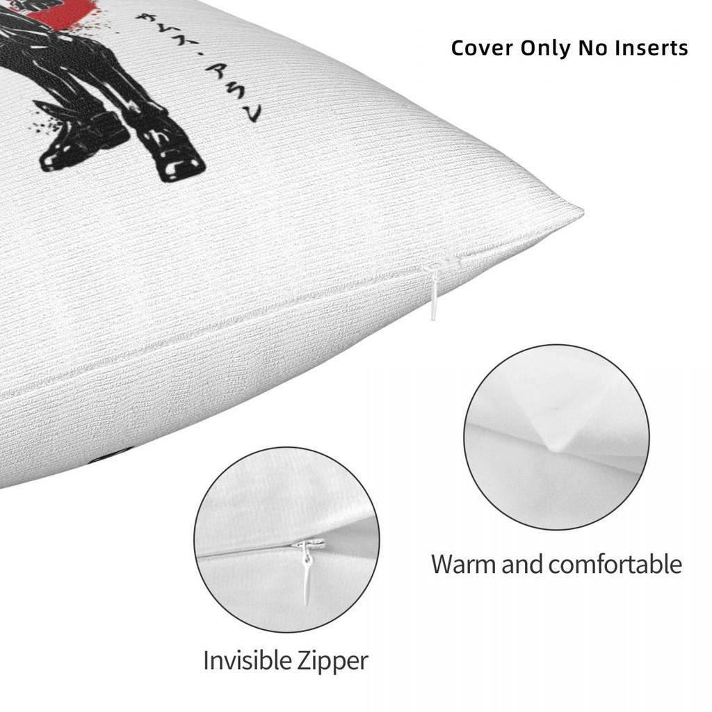 Metroid Samus Aran Square Pillowcase Cushion Cover Pillow Case Throw Pillow Cover for Home Sofa Living Room