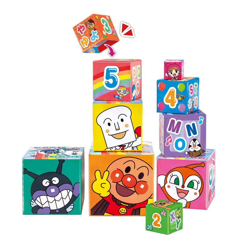 Anpanman Suji and ABC Too Aiueo Cube with a Genius Brain