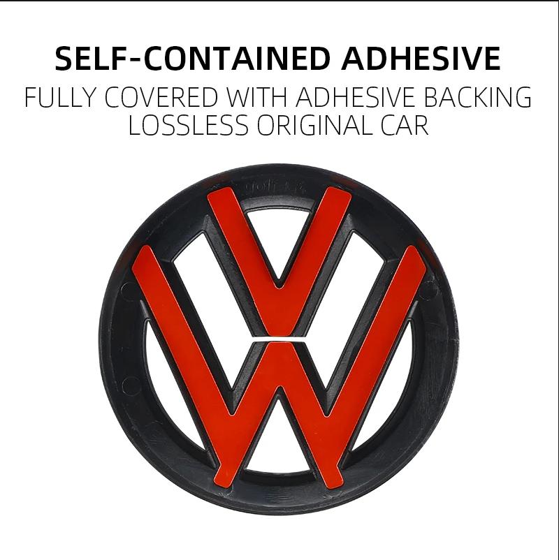 Для VW Volkswagen Jetta MK5 Golf Volkswagen Передняя решетка Значок Задний значок на крышке багажника Логотип Для VW POLO GOLF 5 6 7 7.5 8 MK7
