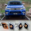Комплект дневных ходовых огней и противотуманных фар для Toyota Hilux Vigo 2015-2016