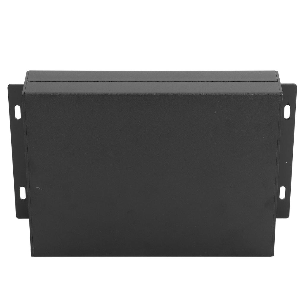 Алюминиевый электрический ящик водонепроницаемый распределительный корпус корпус раздельного типа для DIY черный