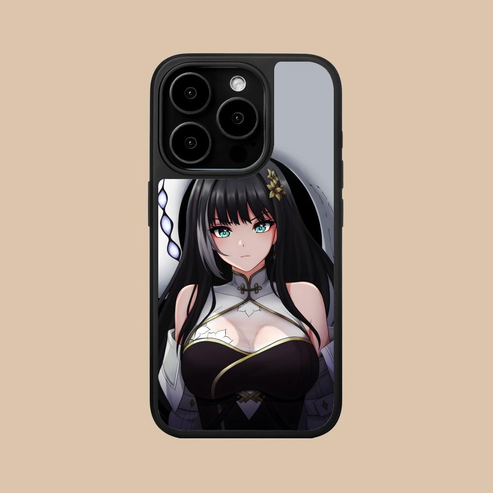 Чехол для телефона Wuthering Waves Baizhi для iPhone 17 16 15 14 13 12 11 Air Pro Max Plus Матовая поверхность