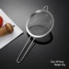 Wutuo 18cm Stainless Steel Fine Mesh Strainer & Colander Set