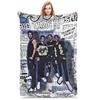 BTR In Real Life Worldwide 2025 Tour Blanket Quality Warm  Throw Blanket Winter Kids Outdoor Fluffy Bedspread