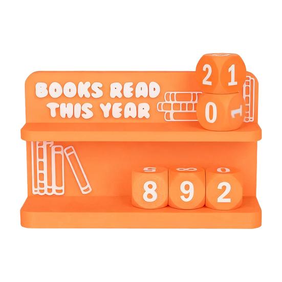 Счетчик прочитанных книг Yousheng Декор книжной полки Книга Прочитайте это в этом году Украшение Ежегодный учет чтения Трекер читательского вызова Подарок для книголюбов