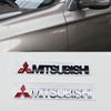 Значок на багажник автомобиля Боковой значок-буквы Наклейка для Mitsubishi Lancer 9 Pajero ASX Outlander Eclipse Galant Mirage Декорация