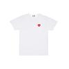 Женская футболка Comme des Garcons Play x Invader Белая женская уличная одежда AZ-T321-051