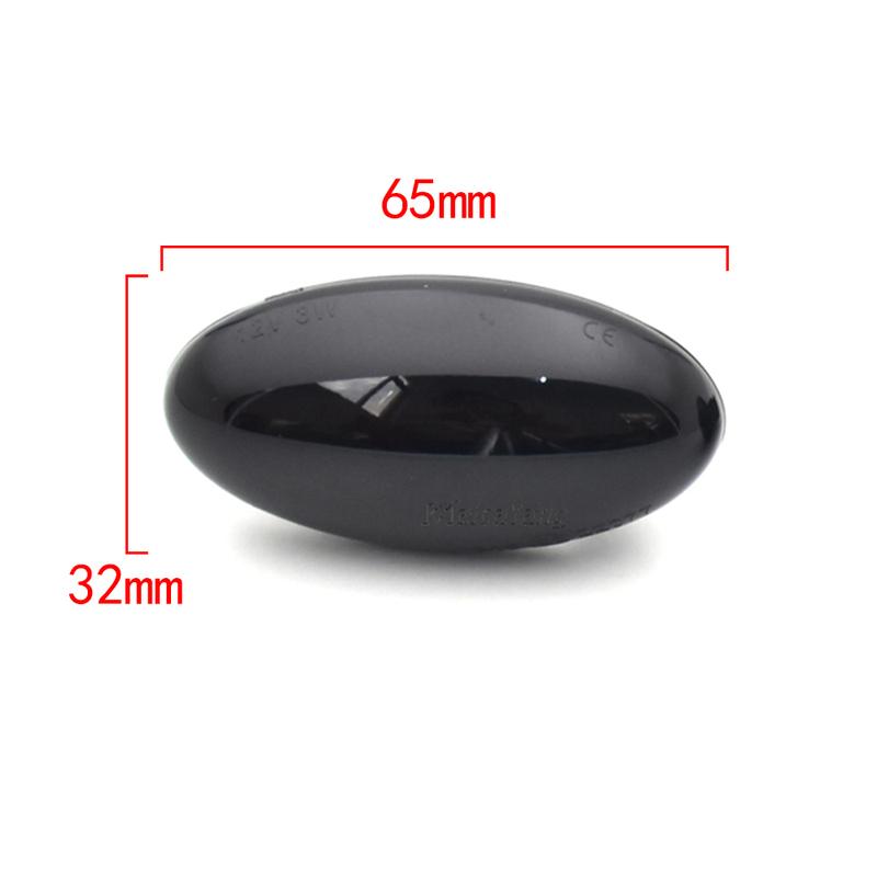 Dynamic Fender Turn Signal For Peugeot Citroen C1 C2 C3 C5 C6 107 206 307 407 607 1007 Berlingo Jumpy Led Light Side Marker