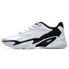 Comfortable Breathable Simple Casual Dad Shoes Women Sneakers White Black 12818852-6