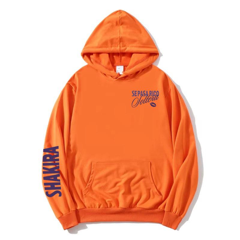Soltera Hoodie Singer Shakira Graphic Fashion Sweatshirts Long Sleeve Female Pullovers Hooded Women Men Hoody Streetwear