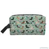 Floral Dachshunds Cosmetic Bag for Women Large Makeup Pouch Waterproof Toiletry Accessories Organizer for Women Girls