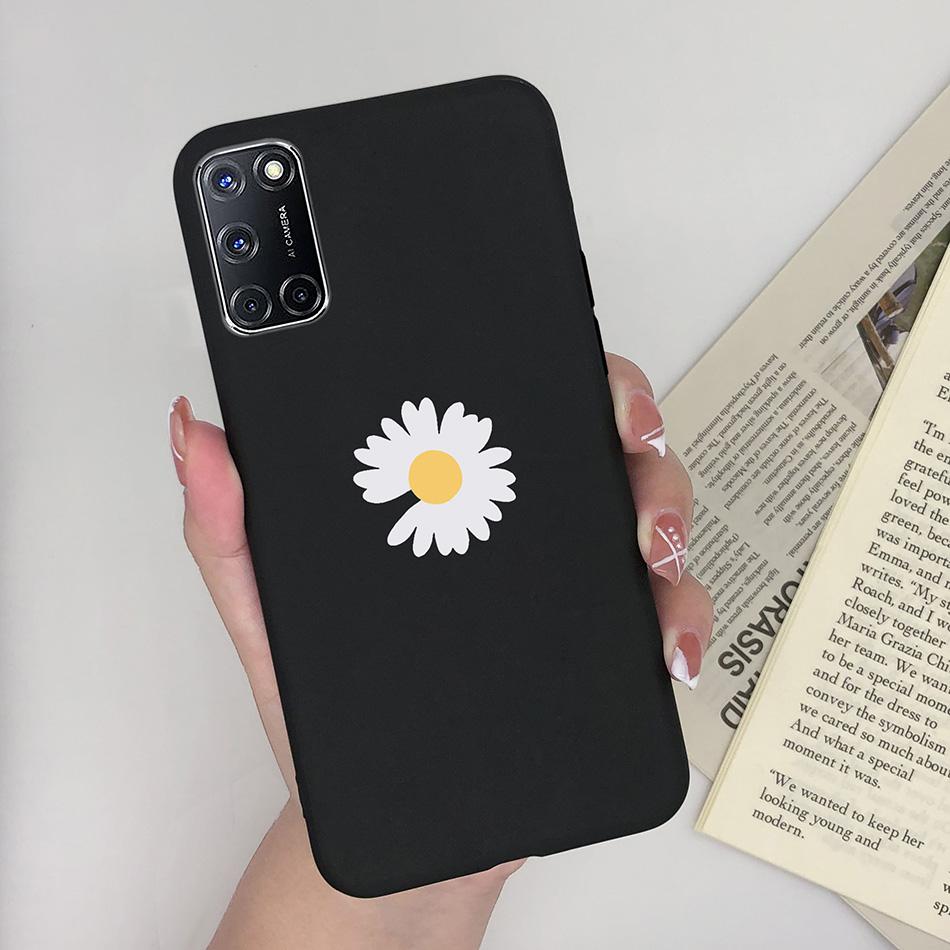 Чехол для Oppo A52 A72 A92 Мультяшный Силиконовый Чехол Сердце Нарисованный Чехол Для Oppo A72 A52 A 52 A 72 A 92 OppoA52 OppoA92 Чехол для Телефона
