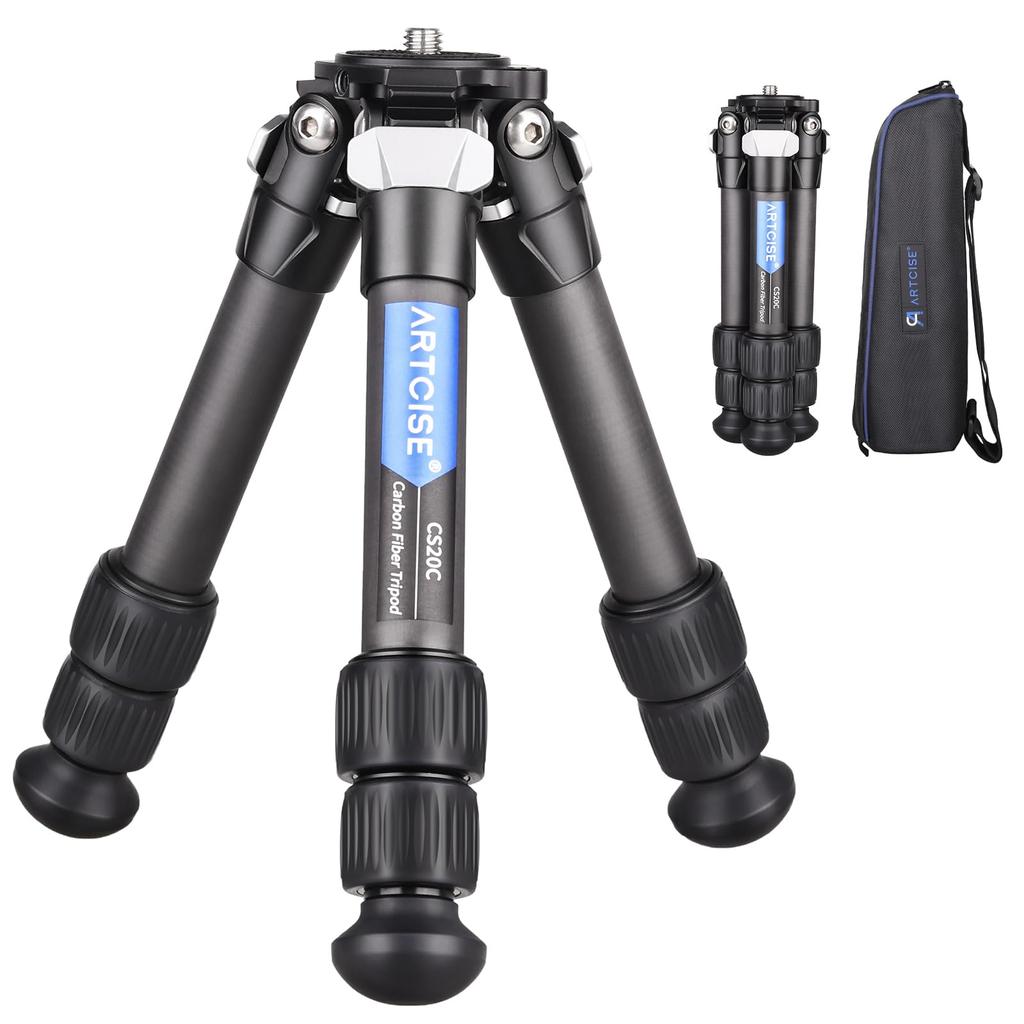 ARTCISE 22 мм трубка из углеродного волокна, простая в использовании мини-настольная камера, совместимая с включает в себя хранилище для максимальной грузоподъемности 10 кг штатив, 4,7 см-35,5 см
