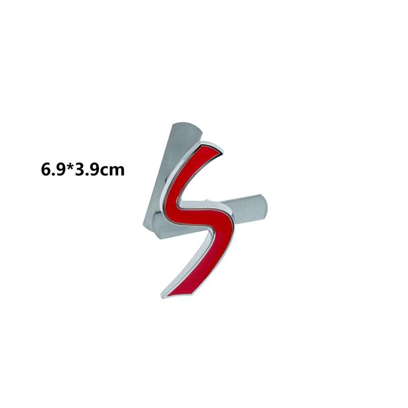 1 шт. 3D металлический S логотип передняя решетка эмблема SD значок автомобиля задний бампер наклейка на багажник для Cooper S логотип F55 F56 F60 R55 R56 R60