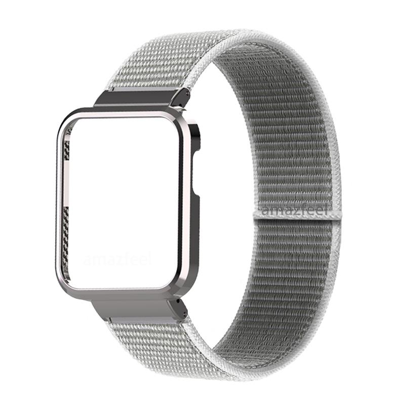 Нейлоновые браслеты для Xiaomi Mi Watch Lite, чехол-ремешок, металлический протектор для Redmi Watch 2 Lite/Mi Watch Lite, бампер Correa Band