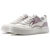 Li Ning Qingyun Soft Classic Low-Top Casual Shoes Women Sneakers White Purple AGCU388-3