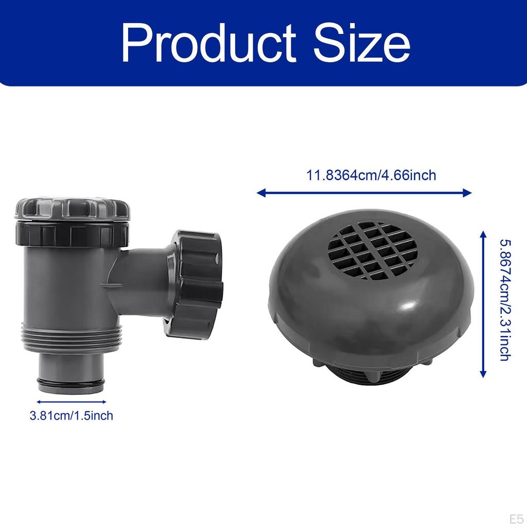 Above Ground Pool Immersion Valve, Outdoor Replacement Part, Easy To Install, Pump