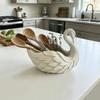Handmade Swan Shaped Storage Tray Elegant Swan Organizer Swan Shaped Key Holder  Office Decor