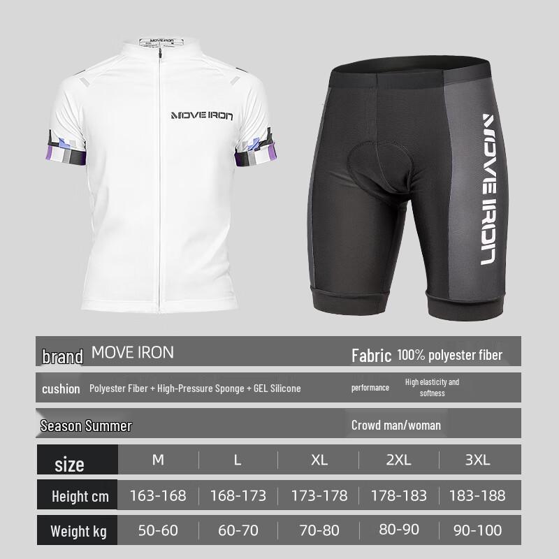 Summer Cycling Jersey & Shorts Set
