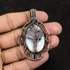 Tree Of Life Dendrite Opal Pendant Gemstone Pendant Copper Wire Wrapped Pendant Handmade Dendrite Opal Jewelry Designer Pendant Gift For Her