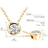 Necklace Sunny Diamond Fukurin Yellow Gold K18YG 18K [Lara Christie] 0.1ct Lp51-0007-yg