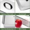 Жаропрочная купольная крышка для плавления сыра, прямоугольная крышка-брызговик из нержавеющей стали, для приготовления на теппаньяки