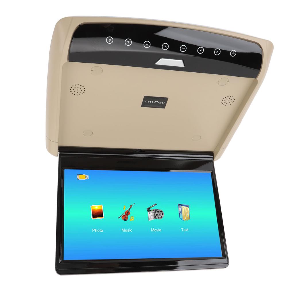 Автомобильный потолочный плеер 11,6 дюймов HD IPS экран угол открытия 170 градусов развлечения для задних сидений для бизнес-автомобиля внедорожника дома на колесах черный