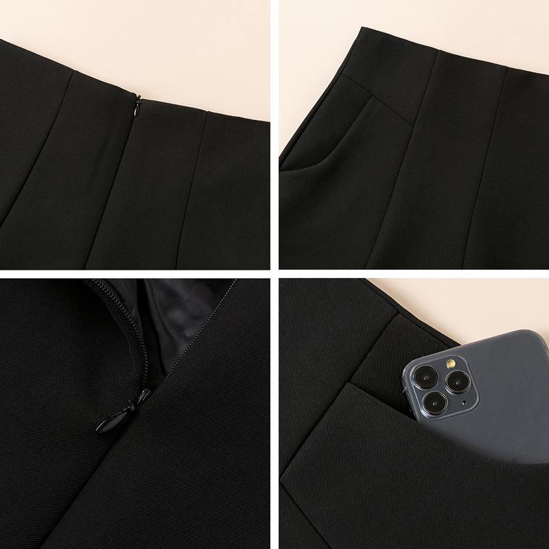 Костюм шорты женские шорты трапециевидной формы с высокой талией весна лето повседневные свободные широкие шифоновые шорты женские черные, белые