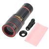 Профессиональный 12-кратный телеобъектив с телескопической фокусировкой, универсальный для мобильного телефона, планшета
