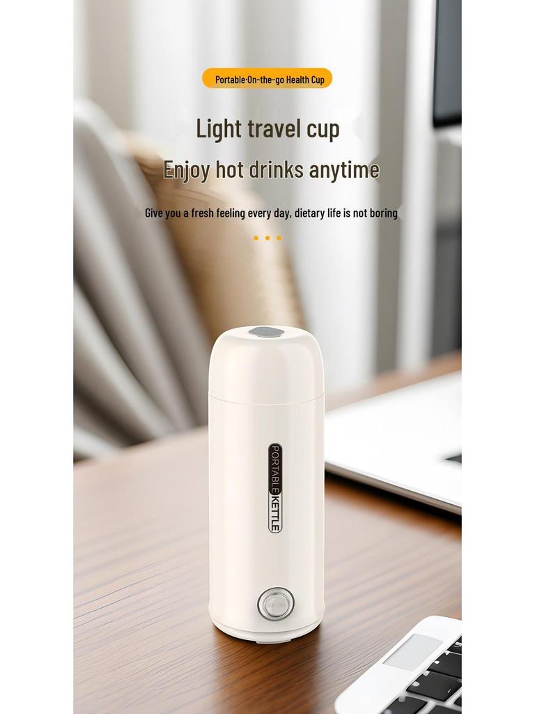 Portable Stainless Steel Rapid Boil Travel Kettle with Anti-Dry-Burn