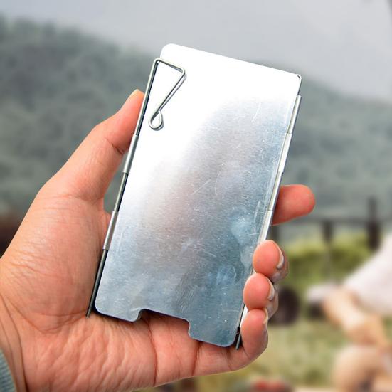 Складная походная горелка с ветрозащитным экраном, портативная, легкая, на 9 пластин, из алюминиевого сплава, для походов на открытом воздухе, пикника, бутановая горелка с ветрозащитным экраном, аксессуары для плиты