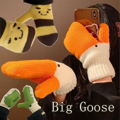 Чтобы согреться Варежки Перчатки Перчатки с разделенными пальцами Осенью и Зимой