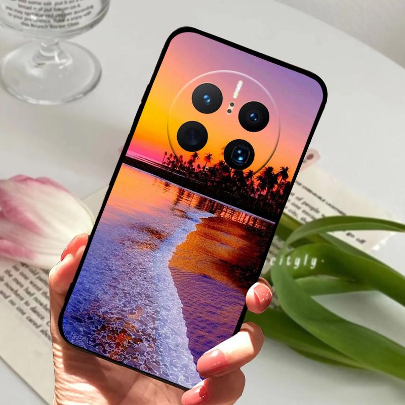 Чехол-бампер для Huawei Mate 50 Pro, мягкий ТПУ, окрашенный, чехлы Funda для Huawei Mate 50 Pro, силиконовый чехол Mate50 Pro 50Pro 50E