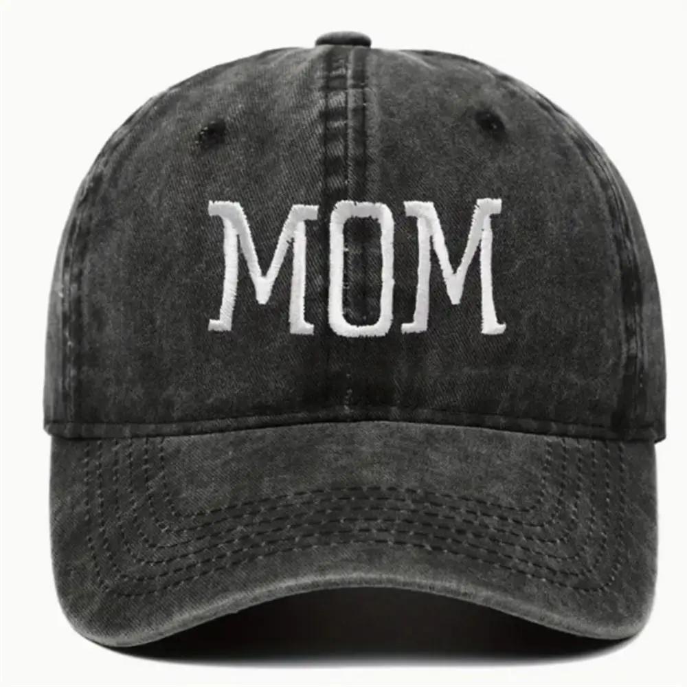 Outdoor Sports Visors DAD MOM Embroidery Baseball Caps Vintage Adjustable Distressed Faded Cap Hiphop Baseball Hats