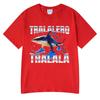 Tralalero Tralala Funny Humor Shark Meme T-shirt Men Women Clothes Fashion Gothic Vintage T-shirts Casual Oversized T Shirt Tops