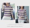 2024 Women's Loose Pure Cotton Long-Sleeve T-Shirt for Spring & Autumn - Fashionable Top for Middle-Aged Moms