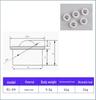 Small Stainless Steel Conveyor Ball Bearing Nylon Wheel