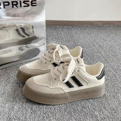 Осенние повседневные кеды, женские новые нишевые неустаревающие универсальные туфли, студенческие, для вечеринок, на толстой подошве