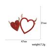 Универсальная брошь Love Brooch High-End Fashion со стразами Love Pin Женская одежда Аксессуары Корсаж